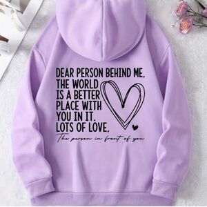 Casual Hooded Sweatshirt NWT!